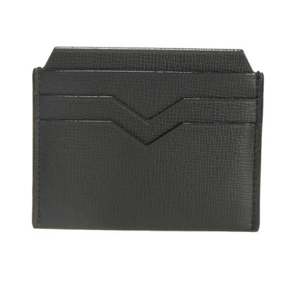 Valextra Card Case, Credit Holder, Grained Calf Leather, Pass Logo Foil Stamp...